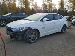 Hyundai salvage cars for sale: 2018 Hyundai Elantra SEL