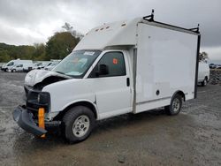 Salvage trucks for sale at Assonet, MA auction: 2004 GMC Savana Cutaway G3500