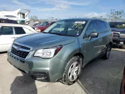 Salvage cars for sale at Riverview, FL auction: 2017 Subaru Forester 2.5I