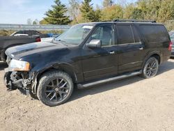 Ford Expedition salvage cars for sale: 2017 Ford Expedition EL Limited