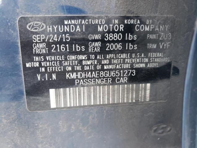 2016 Hyundai Elantra SE