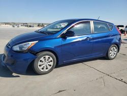 Hyundai salvage cars for sale: 2015 Hyundai Accent GS