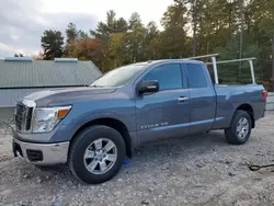 Salvage cars for sale at West Warren, MA auction: 2018 Nissan Titan S