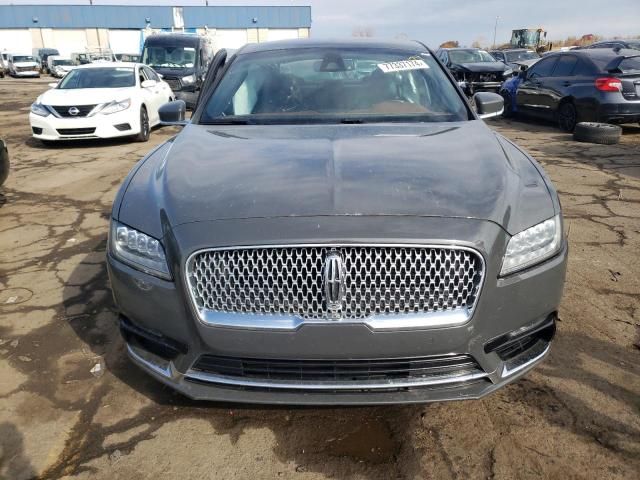 2017 Lincoln Continental Black Label