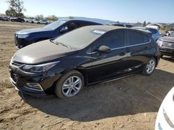 Chevrolet salvage cars for sale: 2017 Chevrolet Cruze LT