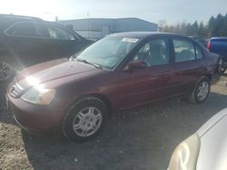 Honda Civic lx Vehiculos salvage en venta: 2002 Honda Civic LX