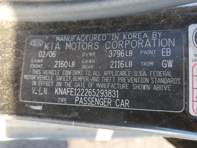 2006 KIA Spectra LX