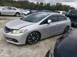 Salvage cars for sale at Savannah, GA auction: 2013 Honda Civic SI