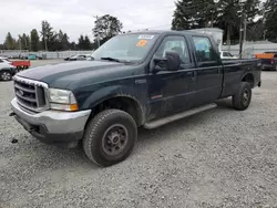 Salvage trucks for sale at Graham, WA auction: 2004 Ford F250 Super Duty