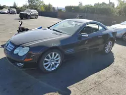 Salvage cars for sale at San Martin, CA auction: 2007 Mercedes-Benz SL 550