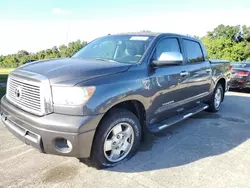 Salvage cars for sale at Riverview, FL auction: 2012 Toyota Tundra Crewmax Limited