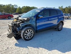 Salvage cars for sale at Houston, TX auction: 2018 Ford Escape Titanium