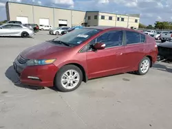 Salvage cars for sale at Wilmer, TX auction: 2010 Honda Insight EX