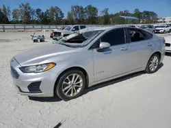 Salvage cars for sale at China Grove, NC auction: 2019 Ford Fusion SE