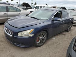 Flood-damaged cars for sale at auction: 2014 Nissan Maxima S