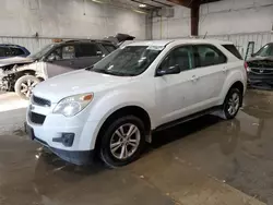 Salvage cars for sale from Copart Milwaukee, WI: 2014 Chevrolet Equinox LS