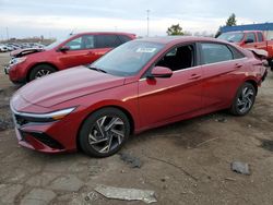 Salvage cars for sale at Woodhaven, MI auction: 2024 Hyundai Elantra SEL