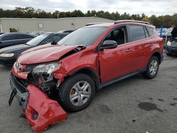 Salvage cars for sale at Exeter, RI auction: 2015 Toyota Rav4 LE