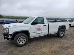 Salvage cars for sale at Chatham, VA auction: 2017 GMC Sierra C1500