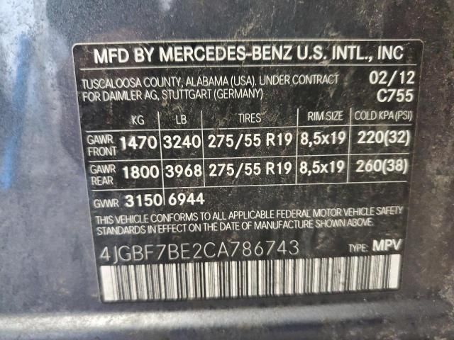 2012 Mercedes-Benz GL 450 4matic