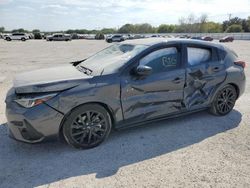 Salvage cars for sale at San Antonio, TX auction: 2024 Subaru Impreza RS