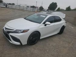 Salvage cars for sale at San Diego, CA auction: 2021 Toyota Camry XSE