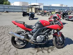 Salvage motorcycles for sale at Martinez, CA auction: 2006 Suzuki SV650