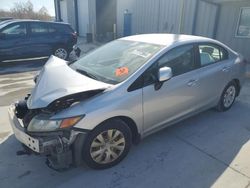 2012 Honda Civic LX en venta en Cahokia Heights, IL