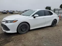 Toyota salvage cars for sale: 2020 Toyota Camry LE