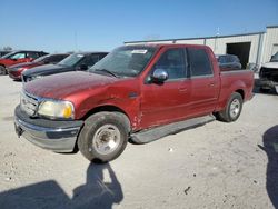 Salvage cars for sale at Kansas City, KS auction: 2002 Ford F150 Supercrew