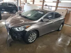 Salvage cars for sale at Pekin, IL auction: 2015 Hyundai Elantra SE