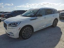 Salvage cars for sale from Copart Arcadia, FL: 2023 Lincoln Aviator Black Label