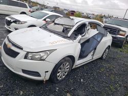 Salvage cars for sale at Montreal Est, QC auction: 2011 Chevrolet Cruze LS