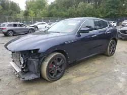 Salvage cars for sale at Waldorf, MD auction: 2019 Maserati Levante