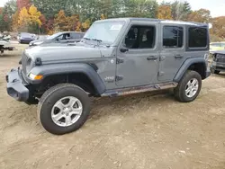 Jeep salvage cars for sale: 2020 Jeep Wrangler Unlimited Sport