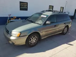 Salvage cars for sale at Farr West, UT auction: 2003 Subaru Legacy Outback AWP