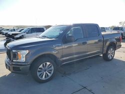 Salvage cars for sale at Grand Prairie, TX auction: 2018 Ford F150 Supercrew