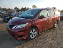 Toyota Sienna le salvage cars for sale: 2013 Toyota Sienna LE