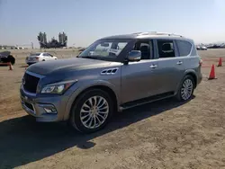 Salvage cars for sale at San Diego, CA auction: 2016 Infiniti QX80