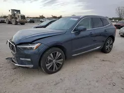 Salvage cars for sale at Kansas City, KS auction: 2022 Volvo XC60 B6 Inscription