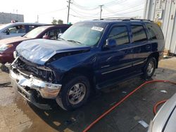 Salvage cars for sale at Chicago Heights, IL auction: 2001 Chevrolet Tahoe C1500