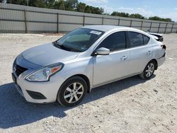 Salvage cars for sale at New Braunfels, TX auction: 2015 Nissan Versa S