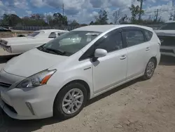 Salvage cars for sale at Riverview, FL auction: 2013 Toyota Prius V