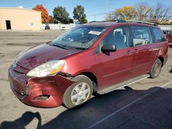 Salvage cars for sale at Moraine, OH auction: 2006 Toyota Sienna CE