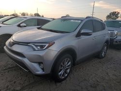 Salvage cars for sale at Arcadia, FL auction: 2017 Toyota Rav4 Limited