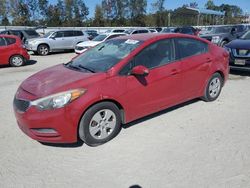 Salvage cars for sale from Copart Spartanburg, SC: 2015 KIA Forte LX