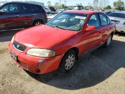 Salvage cars for sale at Elgin, IL auction: 2001 Nissan Sentra XE