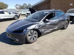 Salvage cars for sale at Hayward, CA auction: 2024 Tesla Model 3