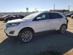 Vehiculos salvage en venta de Copart Chicago Heights, IL: 2017 Ford Edge Titanium