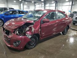 Mitsubishi salvage cars for sale: 2017 Mitsubishi Mirage G4 ES